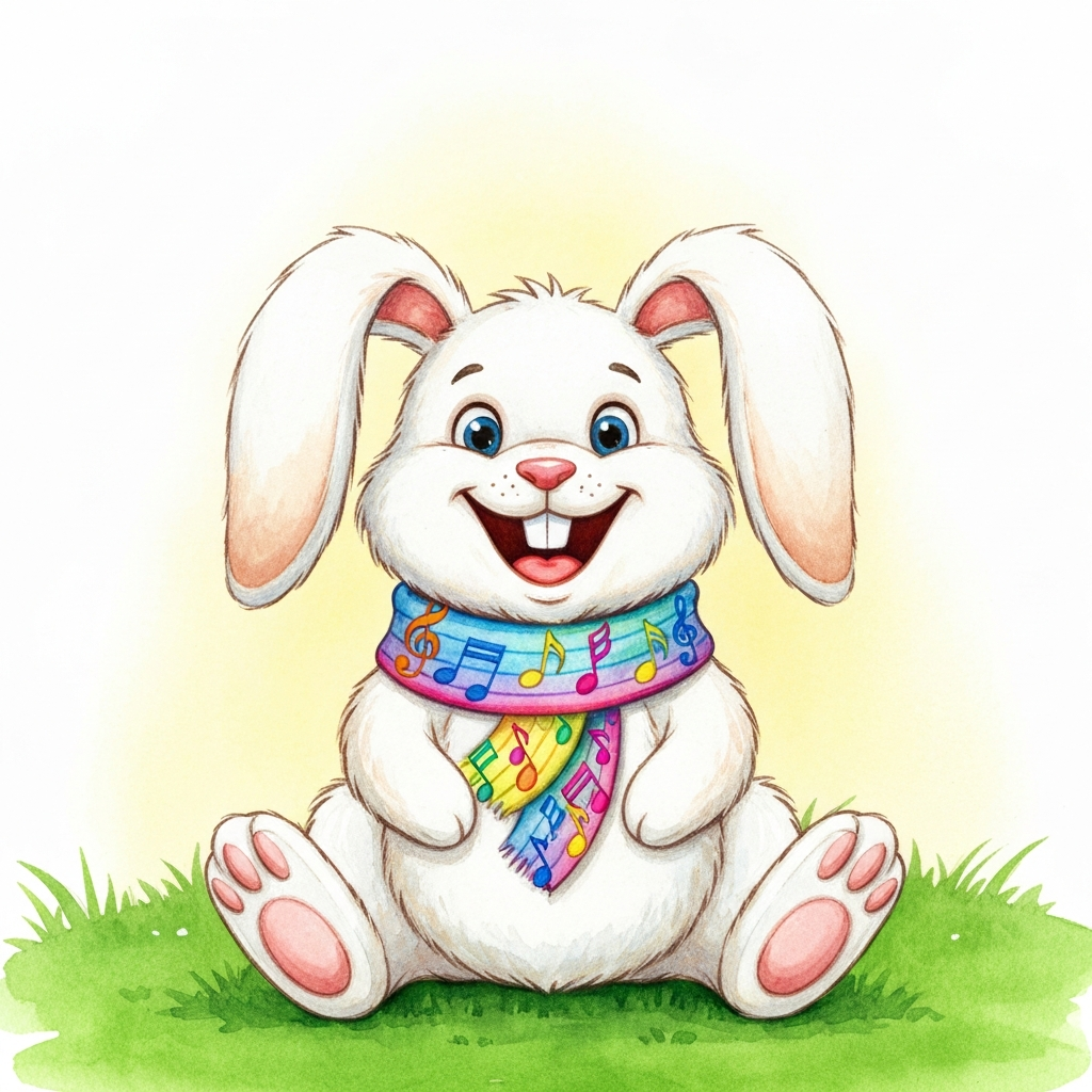 Saskia the pop-star rabbit